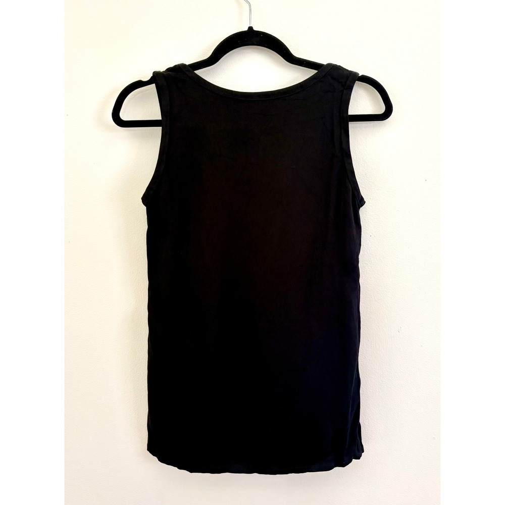 Vintage Yves Saint Laurent Rive Gauche 70s Archival S Small 36 Black Bow Top YSL - Picture 5 of 6
